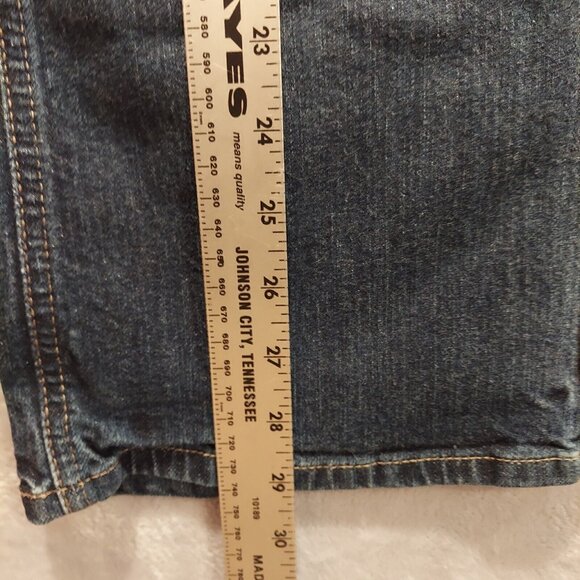 Tommy Hilfiger Hope Boot Jeans Womens Size 12R 32x29 Dark Wash Bootcut logo - Picture 6 of 13